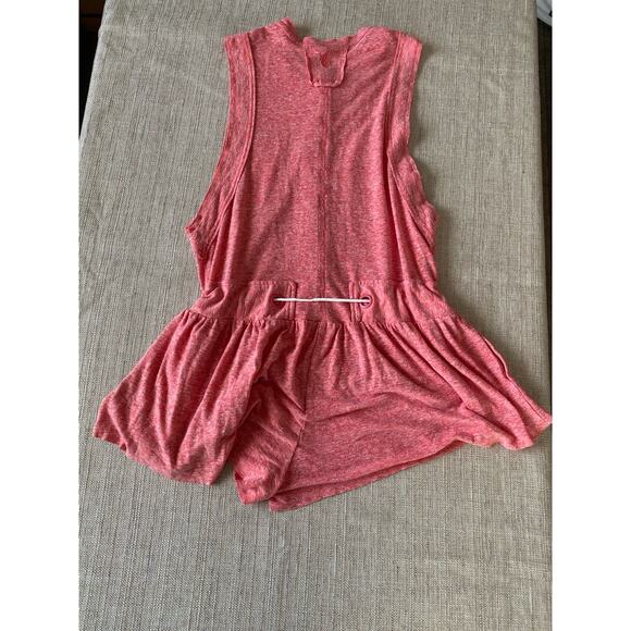 FREE PEOPLE Movement Smooth Sailing Romper Orange pink S - Picture 7 of 8